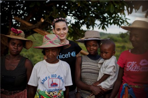 Kate Perry ambasciatrice solidale UNICEF