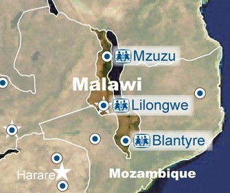 malawi cartina da soschildrensvillages uk